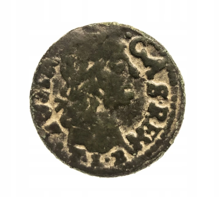 Polska, Jan II Kazimierz Waza , szeląg miedziany 1665 T.L.B., Ujazdów
