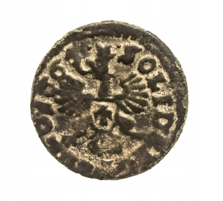 Polska, Jan II Kazimierz Waza , szeląg miedziany 1665 T.L.B., Ujazdów