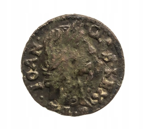 Polska, Jan II Kazimierz Waza , szeląg miedziany 1665 T.L.B., Ujazdów