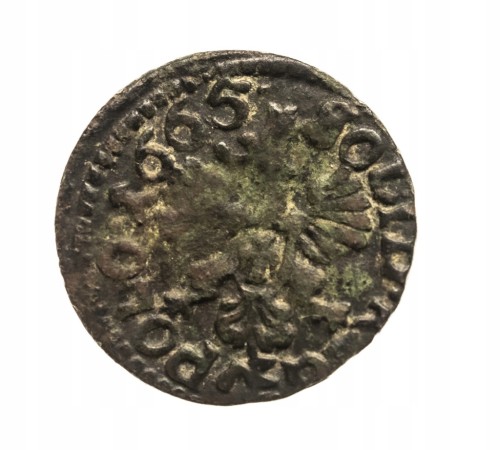 Polska, Jan II Kazimierz Waza , szeląg miedziany 1665 T.L.B., Ujazdów