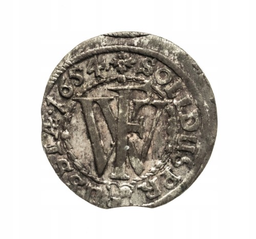 Prusy Książęce, Fryderyk Wilhelm 1640-1688, szeląg pruski 1654, Królewiec.