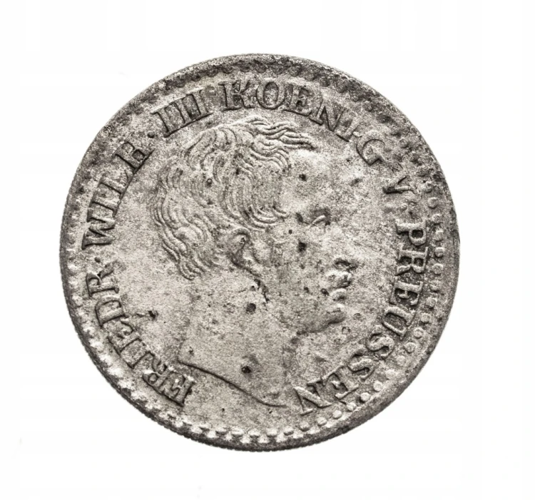 Prusy, Fryderyk Wilhelm III, Grosz srebrny 1821-A, Berlin