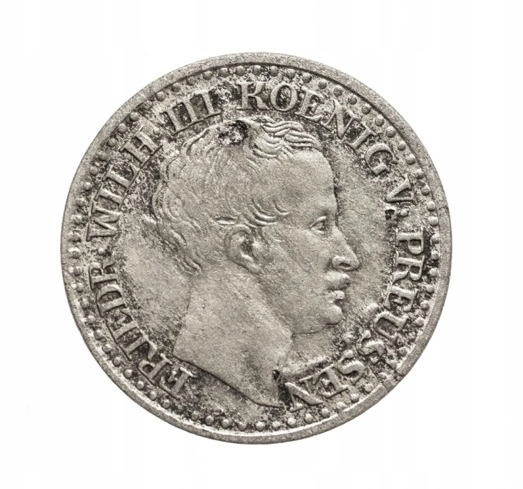 Prusy, Fryderyk Wilhelm III, Grosz srebrny 1825-A, Berlin