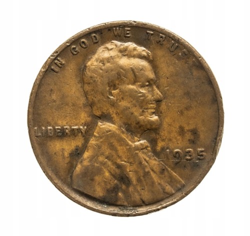 Stany Zjednoczone Ameryki (USA), 1 cent 1935 rok.