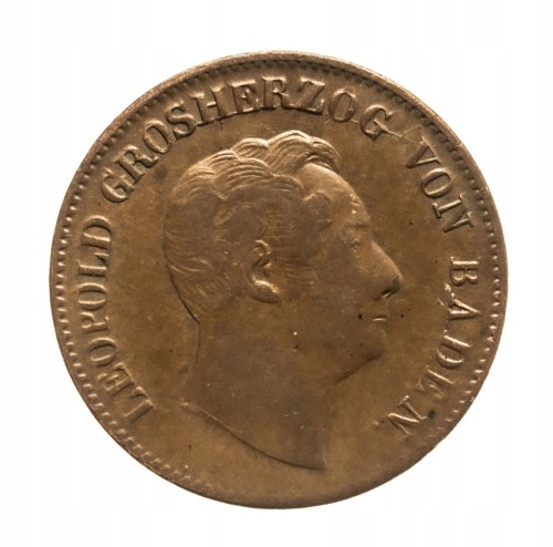Niemcy, Badenia, Leopold, 1 krajcar 1846 rok