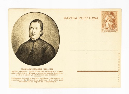 STARA POCZTÓWKA - STANISŁAW KONARSKI 1938