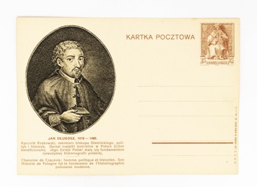 STARA POCZTÓWKA - JAN DŁUGOSZ 1938
