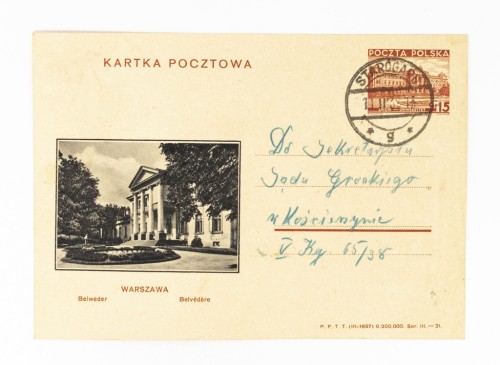 WARSZAWA - BELWEDER, STAROGARD / SĄD GRODZKI, KOŚCIERZYNA 1938