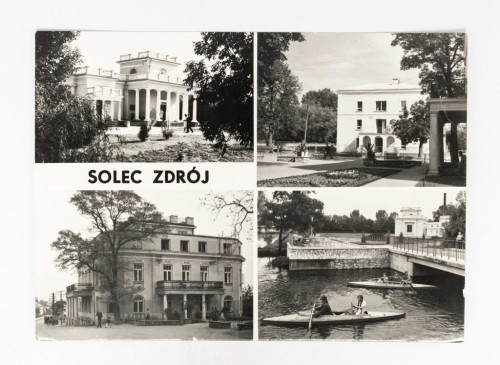 SOLEC ZDRÓJ - PIJALNIA, UZDROWISKO, WILLA JASNA, PARK ZDROJOWY LATA 80