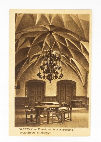 OLSZTYN - ZAMEK, SALA KOPERNIKA LATA 40