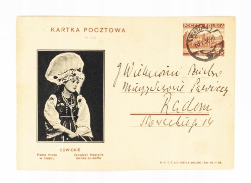 ŁOWICZ - PANNA MŁODA, WARSZAWA / RADOM 1938