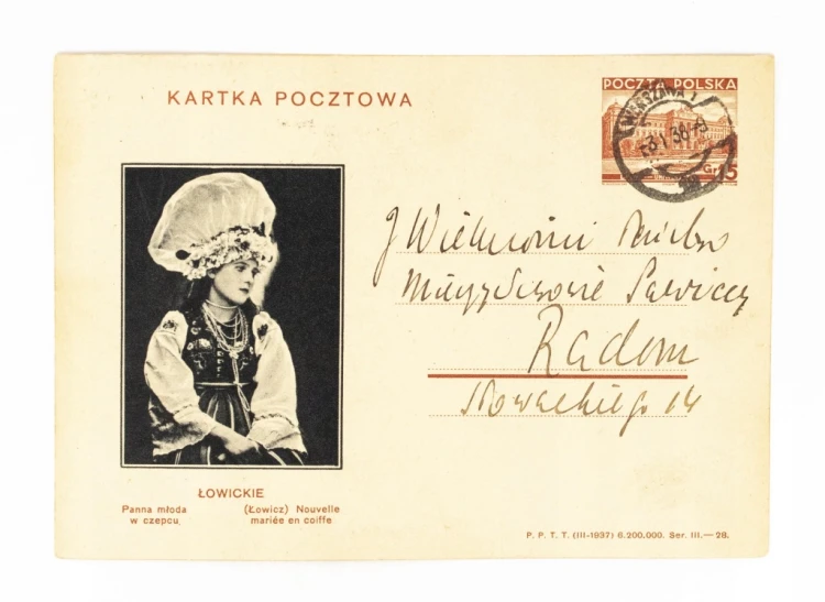 ŁOWICZ - PANNA MŁODA, WARSZAWA / RADOM 1938