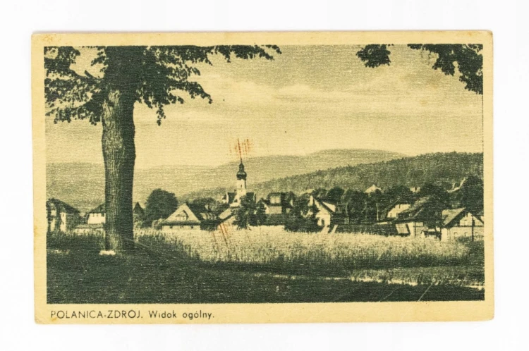 POLANICA-ZDRÓJ - PANORAMA MIASTA LATA 40