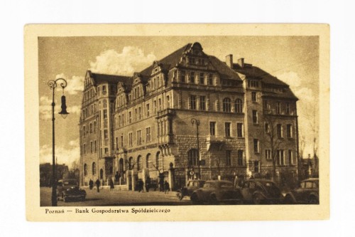 POZNAŃ - BANK GOSPODARSTWA SPÓŁDZIELCZEGO, SAMOCHODY II RP