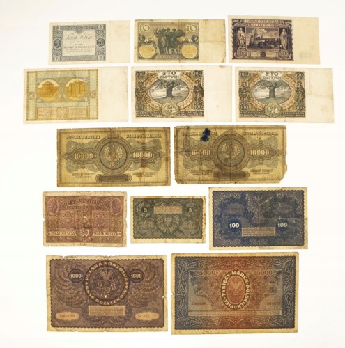 ZESTAW BANKNOTÓW POLSKICH 1916-1936 (nr 30)