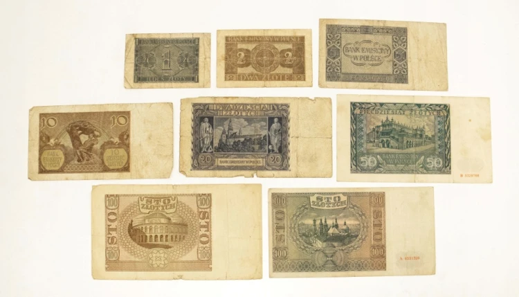 ZESTAW BANKNOTÓW POLSKICH 1940-1941 (nr 32)