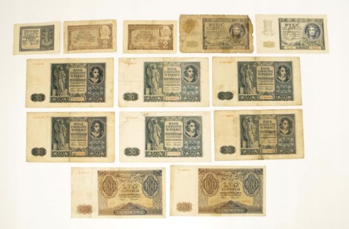 ZESTAW BANKNOTÓW POLSKICH 1941 (nr 33)