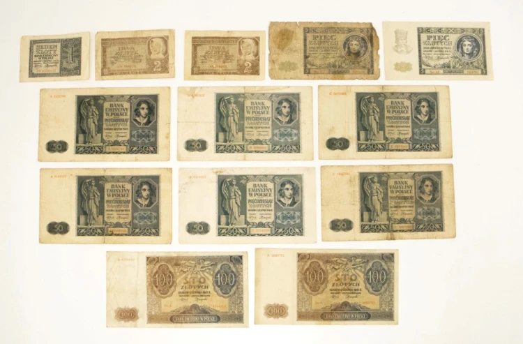 ZESTAW BANKNOTÓW POLSKICH 1941 (nr 33)