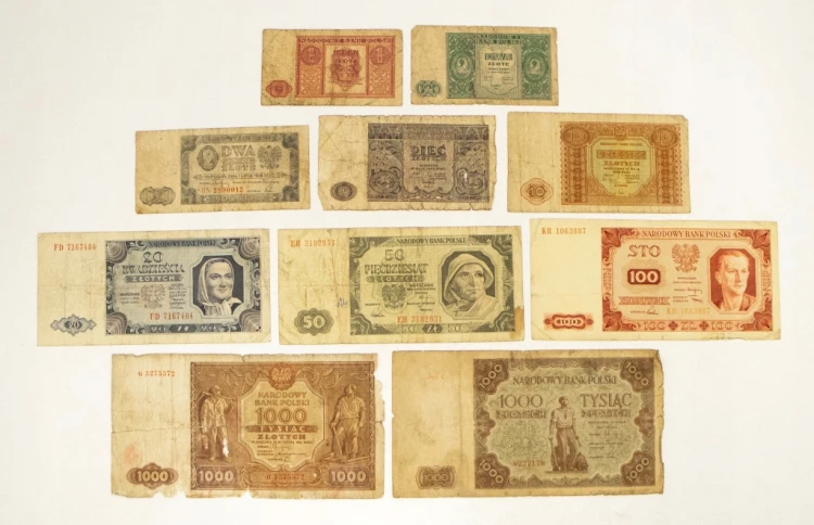 ZESTAW BANKNOTÓW POLSKICH 1946-1948 (nr 34)