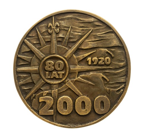 Polska, medal 80 lat Administracji Morskiej RP 2000