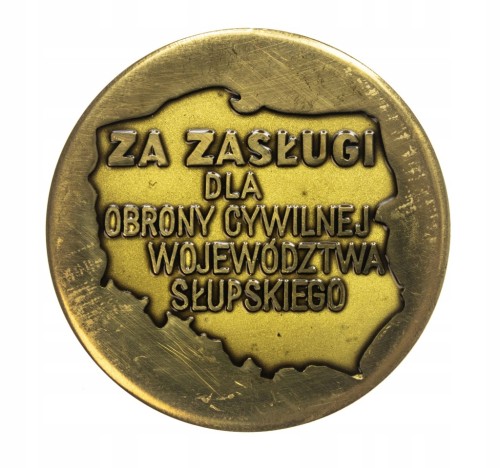 Polska, medal Za Zasługi dla Obrony Cywilnej Województwa Słupskiego