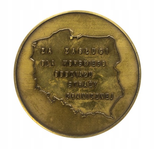 Polska, medal Za Zasługi dla Morskiego Oddziału Straży Granicznej, Gdańsk