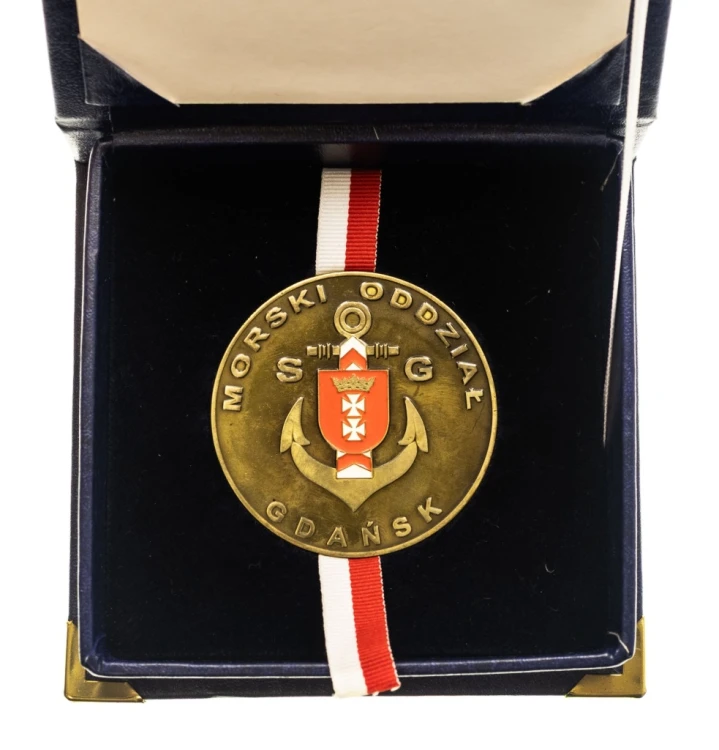 Polska, medal Za Zasługi dla Morskiego Oddziału Straży Granicznej, Gdańsk