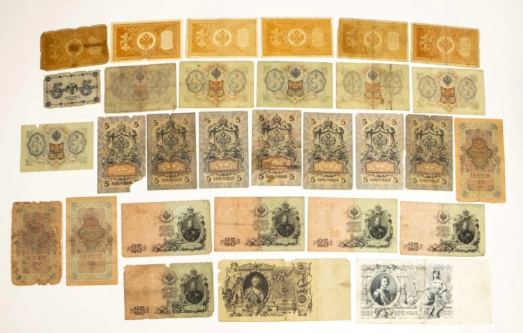 ROSJA - ZESTAW BANKNOTÓW 1898-1918 (NR 62)
