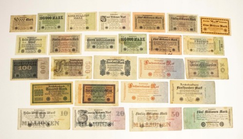 NIEMCY - ZESTAW BANKNOTÓW 1922-1923 (NR 20)