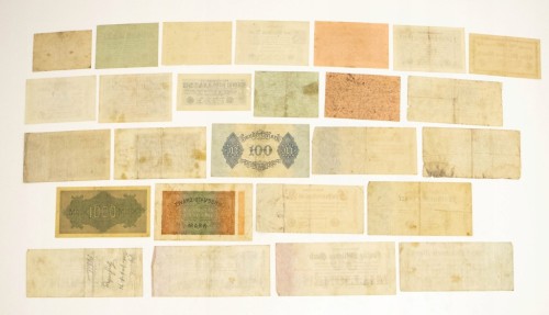 NIEMCY - ZESTAW BANKNOTÓW 1922-1923 (NR 20)