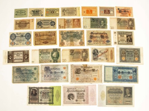 NIEMCY - ZESTAW BANKNOTÓW 1903-1942 (NR 21)