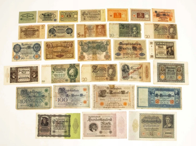 NIEMCY - ZESTAW BANKNOTÓW 1903-1942 (NR 21)