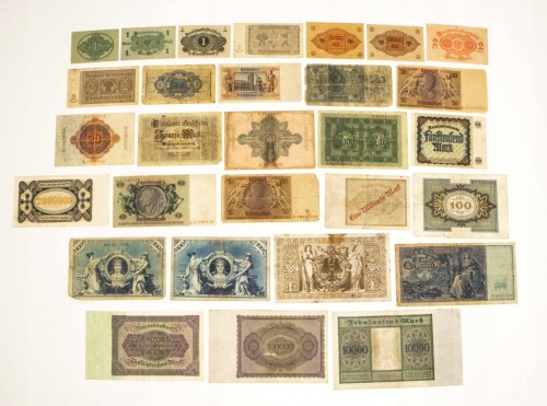 NIEMCY - ZESTAW BANKNOTÓW 1903-1942 (NR 21)