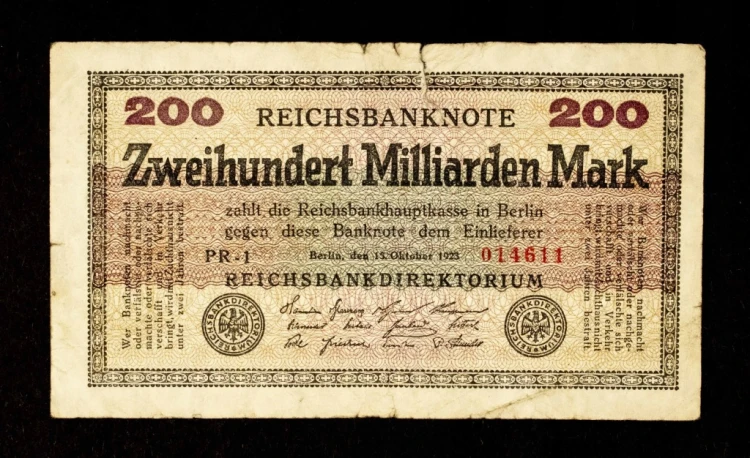 Niemcy, Berlin, 200 miliardów marek, 13.10.1923