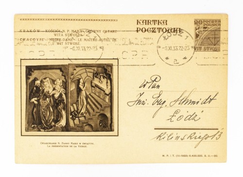 KRAKÓW - OŁTARZ WITA STWOSZA, POSIEDZENIE KZ, ŁÓDŹ 1933
