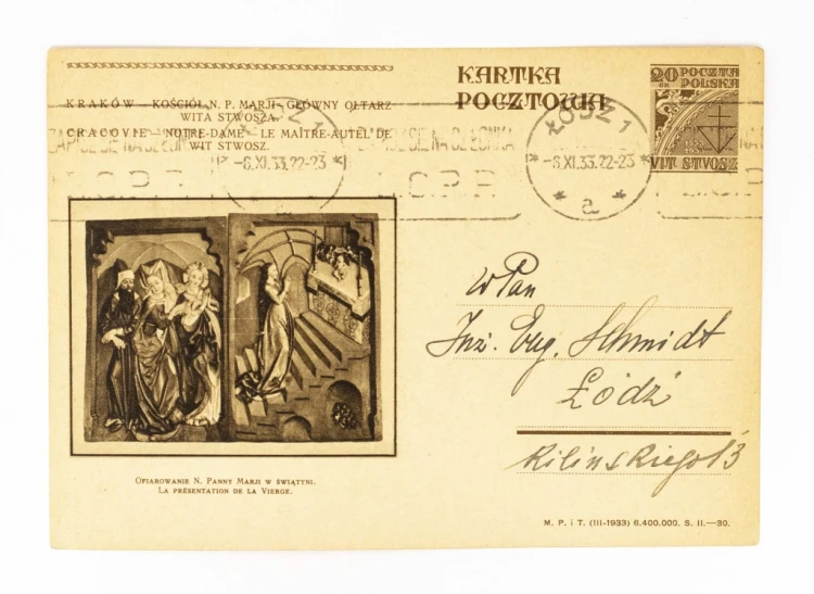 KRAKÓW - OŁTARZ WITA STWOSZA, POSIEDZENIE KZ, ŁÓDŹ 1933