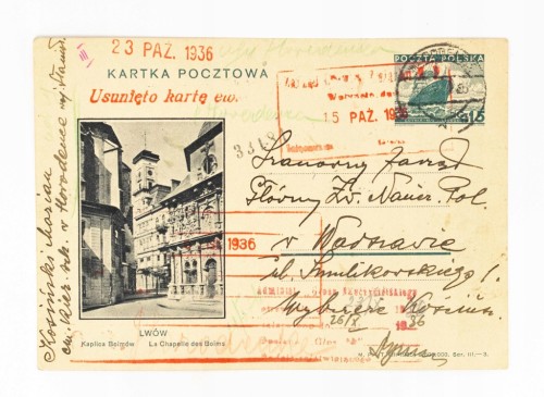 LWÓW - KAPLICA BOIMÓW, HORODENKA / ZWIĄZEK NAUCZYCIELI, WARSZAWA 1936