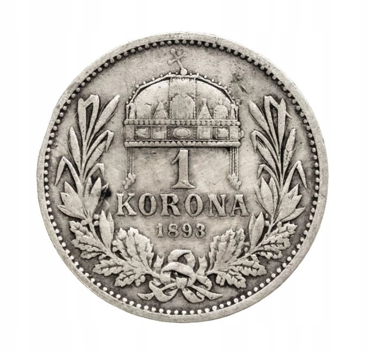 Austria, Franciszek Józef I (1848 - 1916), 1 korona 1893 rok