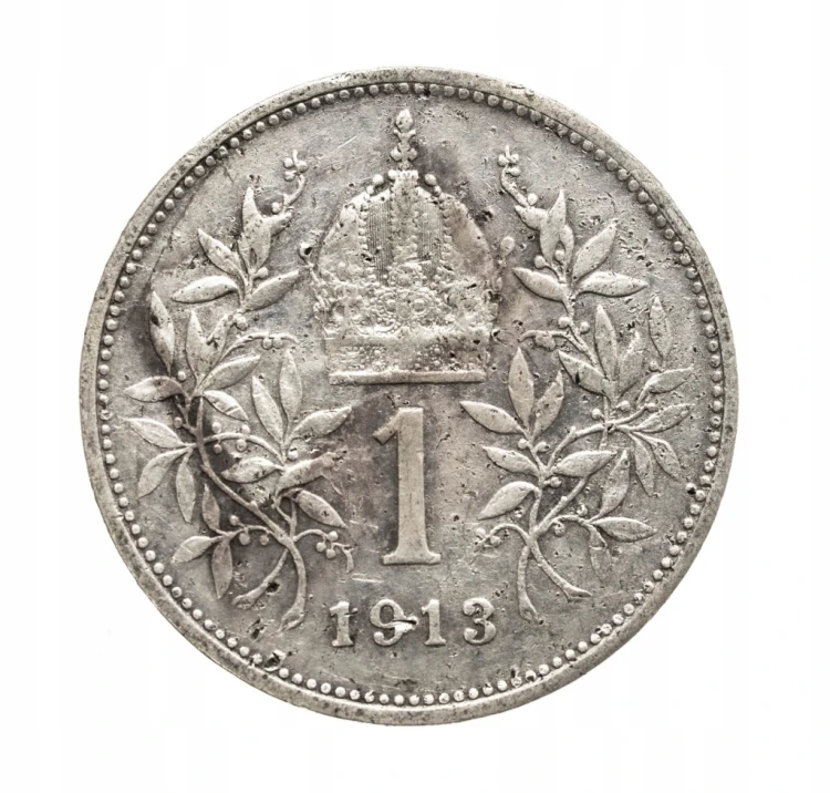 Austria, Franciszek Józef I (1848 - 1916), 1 korona 1913 rok
