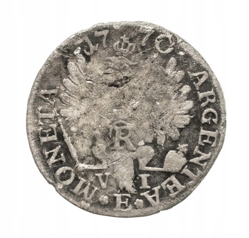 Niemcy, Prusy- Fryderyk II 1740-1786, szóstak 1770 E, Królewiec