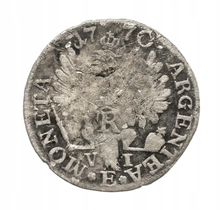 Niemcy, Prusy- Fryderyk II 1740-1786, szóstak 1770 E, Królewiec