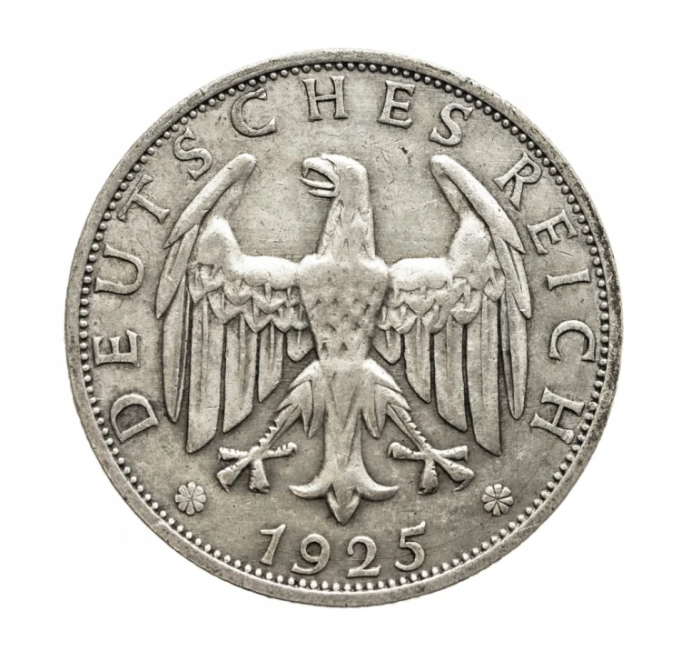 Niemcy, Republika Weimarska, 2 marki 1925 A, Berlin