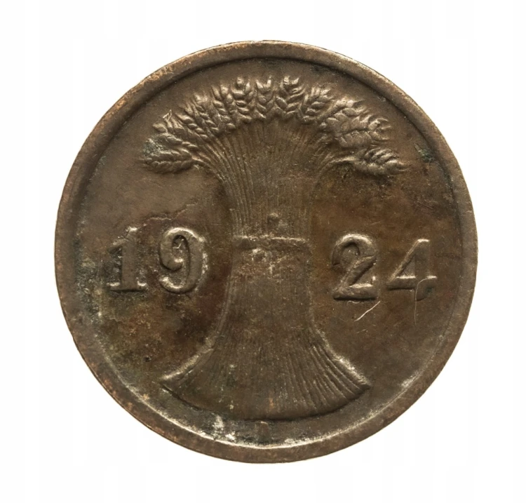Niemcy, Republika Weimarska, 2 Rentenpfennig 1924 / A, Berlin
