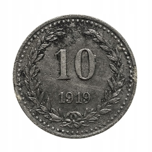Polska, Bydgoszcz, żeton 10 pfennig 1919.
