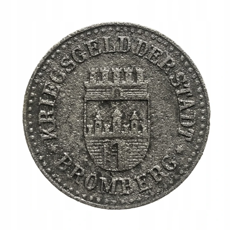 Polska, Bydgoszcz, żeton 10 pfennig 1919.