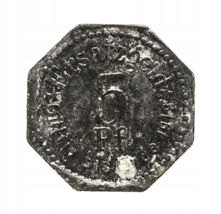 Szczecin (Stettin), 5 fenigów 1917