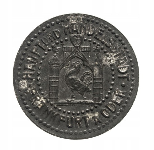 Słubice (Frankfurt a.Oder), 10 fenigów 1917 cynk
