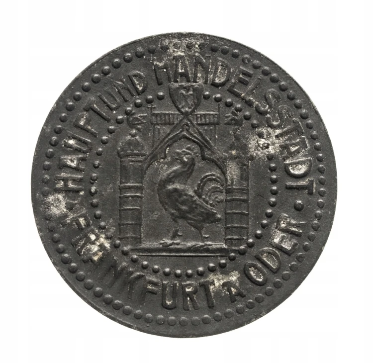 Słubice (Frankfurt a.Oder), 10 fenigów 1917 cynk