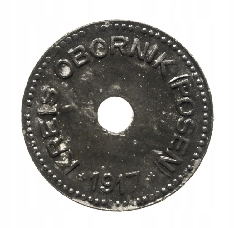 Obornik (Oborniki), 10 pfennigów 1917