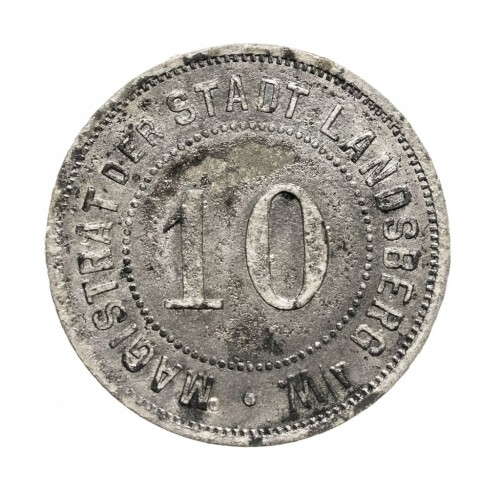 Landsberg a. Warthe / Gorzów Wlkp - 10 fenigów 1917